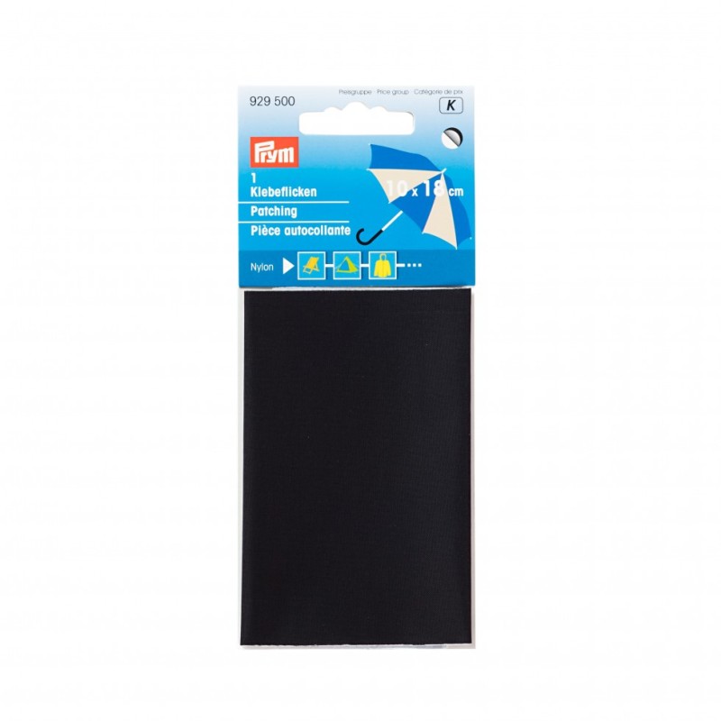 Prym 14 x 10 cm Lot DE 2 Patchs pour Repasser/Sewing-on, Noir