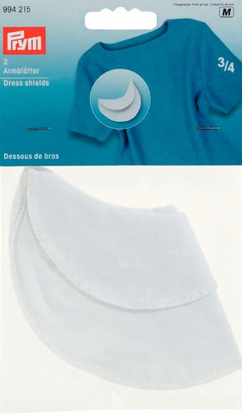 Prym Cotton Dress Shields White | Minerva Prym Cotton Dress Shields White | Minerva
