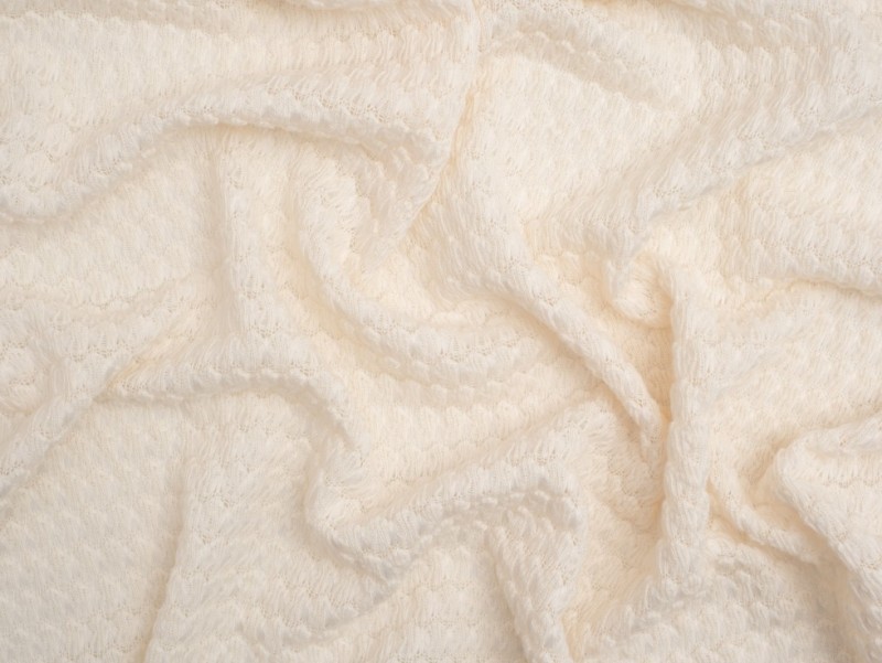布 Minerva Core Range Bubble Crochet Effect Lace Textured Stretch