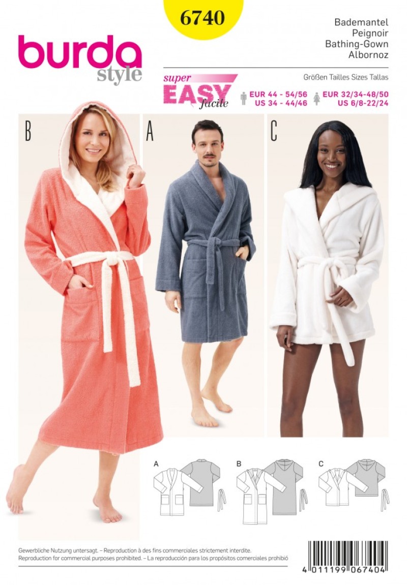 Burda Paper Sewing Pattern 6740 | Minerva