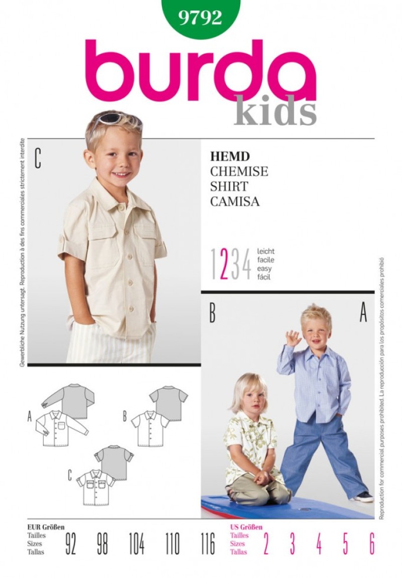 Burda Paper Sewing Pattern 9328 | Minerva