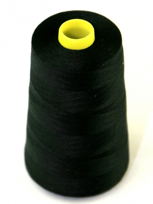 120s Sewing Thread Cone Black