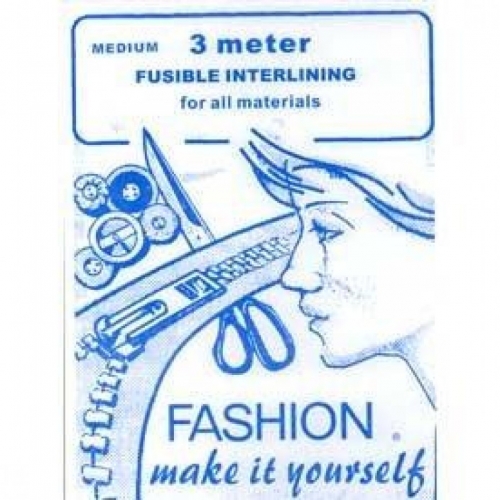 Medium Fusible Interfacing White