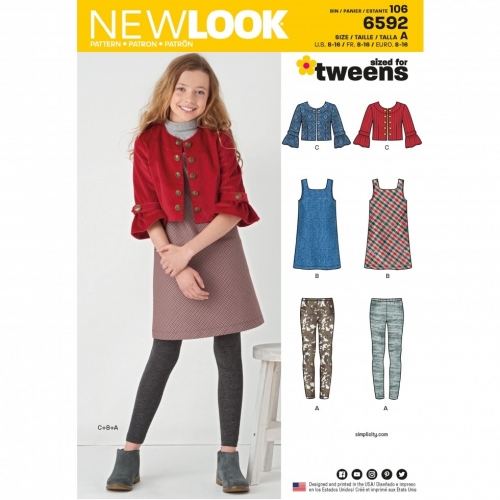 New Look Paper Sewing Pattern 6592
