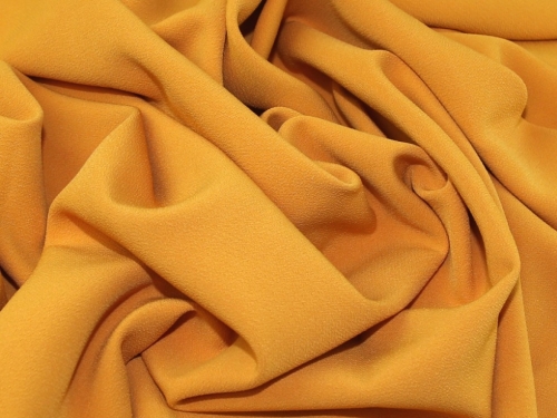 Lady McElroy Sydney Four Way Stretch Woven Suiting Fabric Ochre