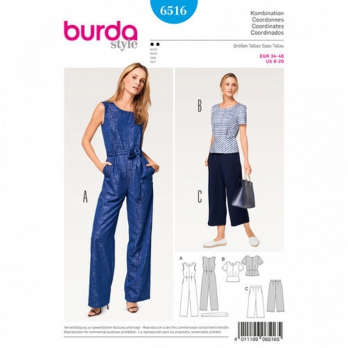Burda Paper Sewing Pattern 6516