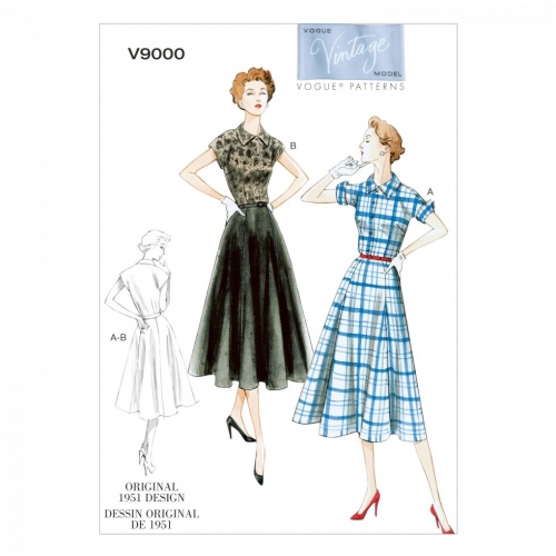 Vogue Paper Sewing Pattern 9000