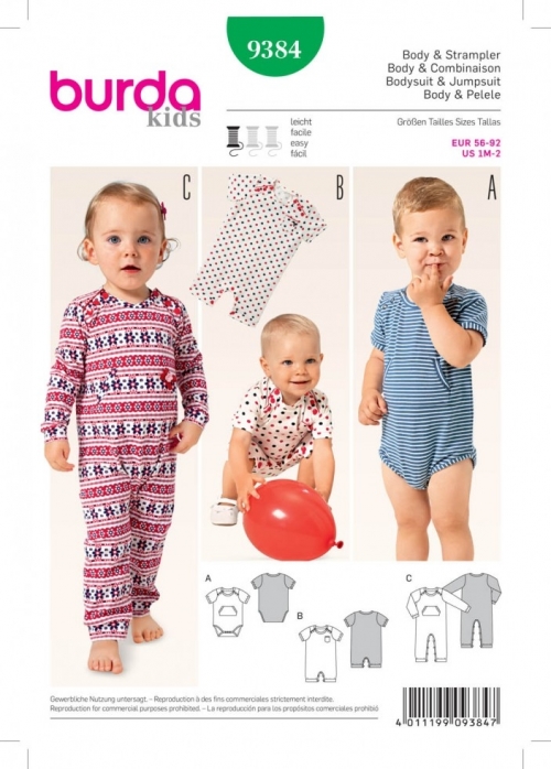 Burda Paper Sewing Pattern 9384