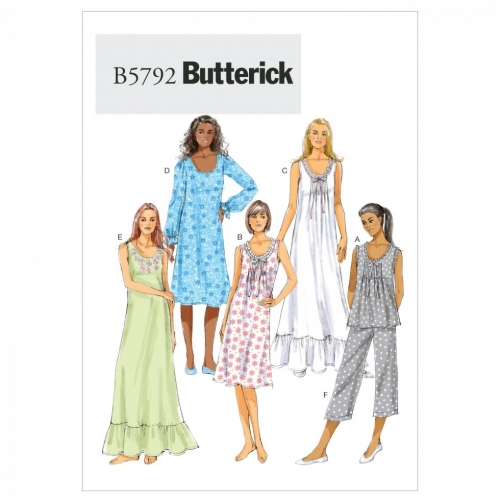 Butterick Paper Sewing Pattern 5792