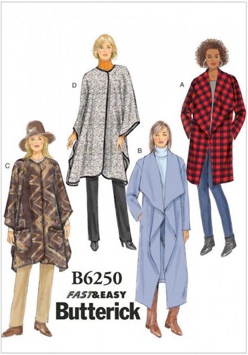 Butterick Paper Sewing Pattern 6250
