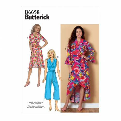 Butterick Paper Sewing Pattern 6658