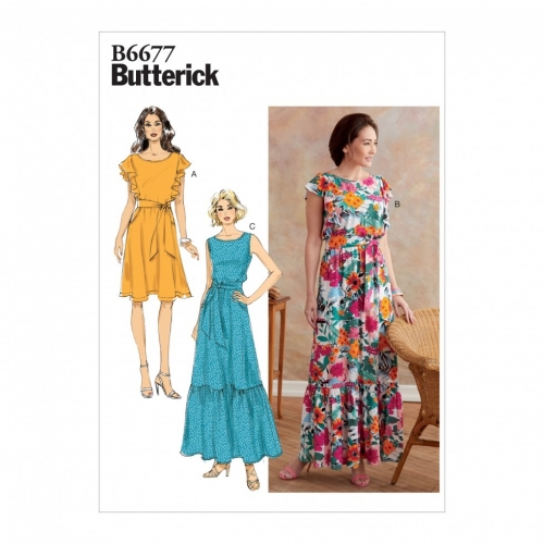Butterick Paper Sewing Pattern 6677