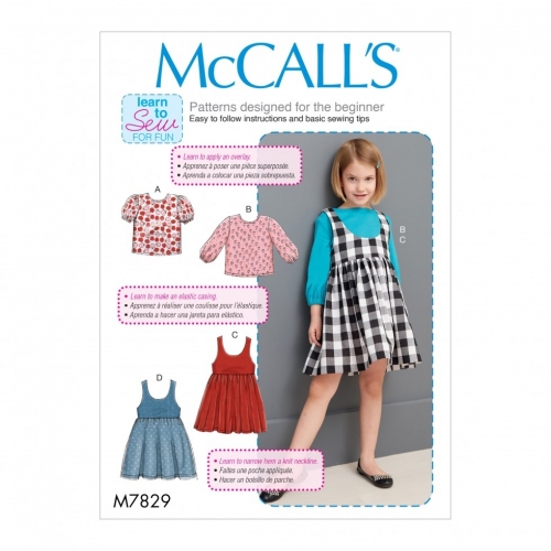 McCalls Paper Sewing Pattern 7829