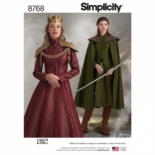 Simplicity Paper Sewing Pattern 8768