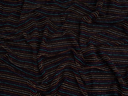 Minerva Core Range Buda Lurex Stretch Knit Fabric Rainbow-image