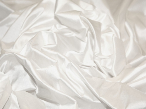 Chantelle Silk Dupion Fabric White