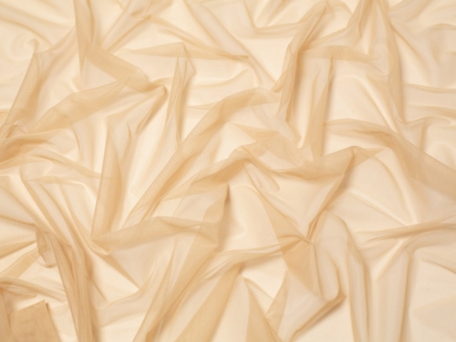 Minerva Core Range Divine Stretch Tulle Fabric Beige
