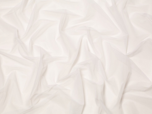 Minerva Core Range Divine Stretch Tulle Fabric White