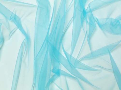 Minerva Core Range Dolce Vita Soft Italian Tulle Fabric Aqua