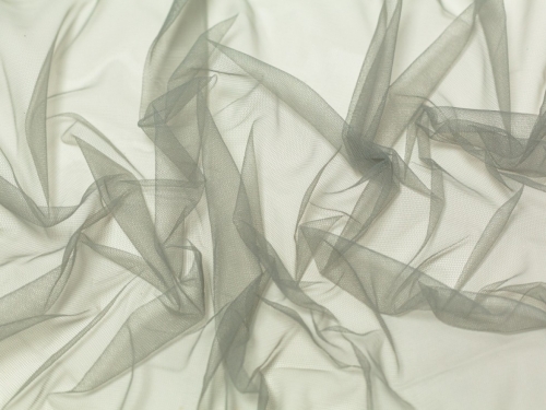 Minerva Core Range Dolce Vita Soft Italian Tulle Fabric Dark Silver