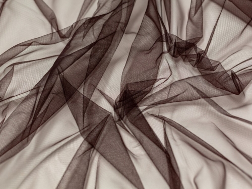Minerva Core Range Dolce Vita Soft Italian Tulle Fabric Melanzana