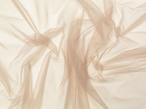 Minerva Core Range Dolce Vita Soft Italian Tulle Fabric Neutro