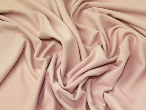 Minerva Core Range Farne Scuba Crepe Stretch Knit Fabric Blush