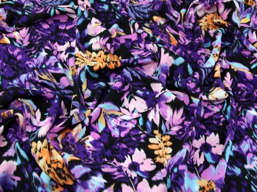 John Kaldor Hermione Crepe Fabric Purple