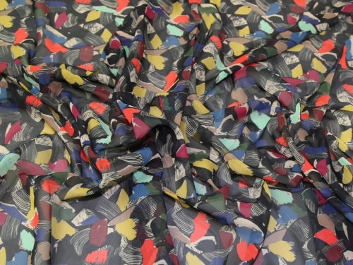 John Kaldor Ice Sheer Chiffon Fabric Multicoloured