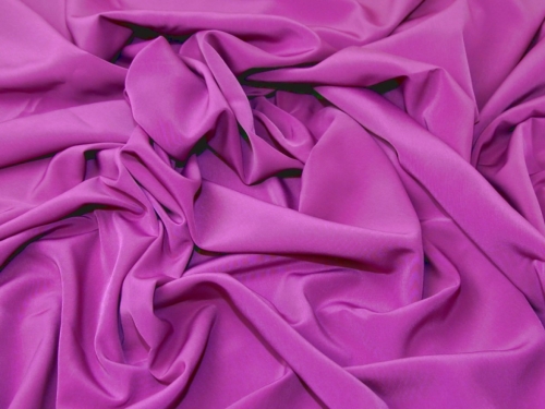 Minerva Core Range Juliet Smooth Peachskin Crepe Fabric Carnival Purple