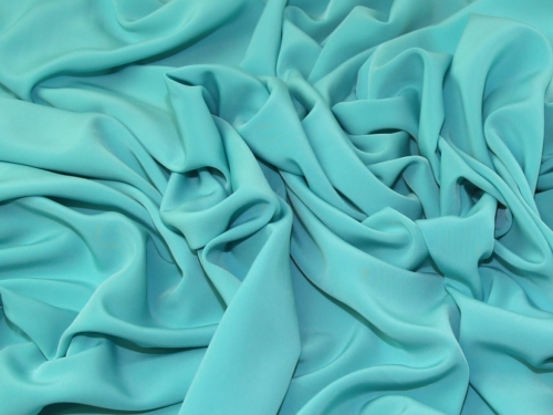Minerva Core Range Juliet Smooth Peachskin Crepe Fabric Sea Green