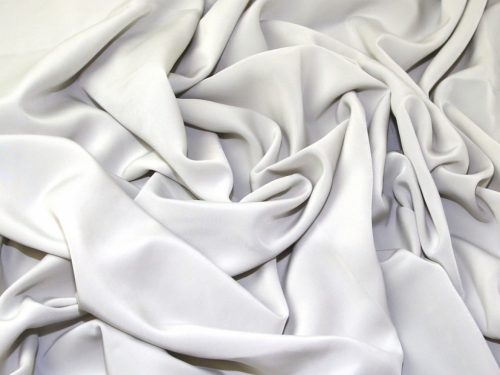 Minerva Core Range Juliet Smooth Peachskin Crepe Fabric Grey