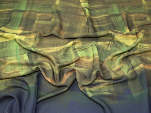 John Kaldor Liza Georgette Fabric Olive
