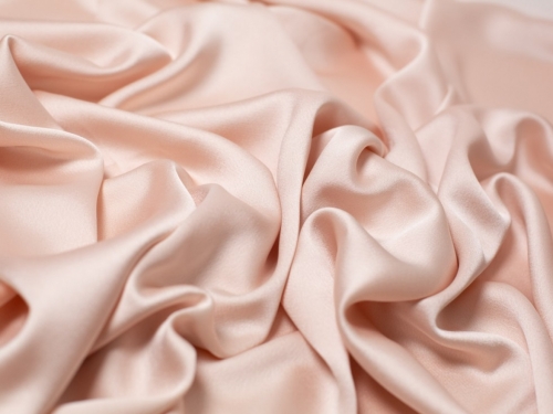 Minerva Core Range Nostalgic Crepe Back Satin Fabric Beige Blush