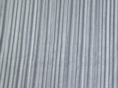 Minerva Core Range Flirtation Pleated Organza Fabric White