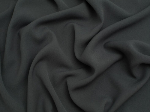 Minerva Core Range Prestige Polyester Crepe Fabric Gunmetal