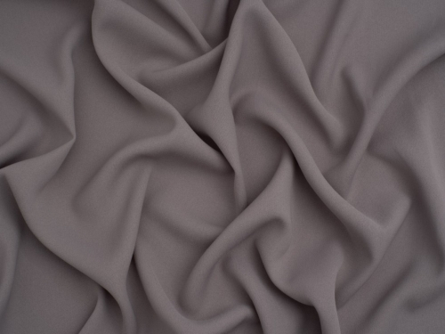 Minerva Core Range Prestige Polyester Crepe Fabric Mid Grey