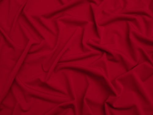 Minerva Core Range Ritual ITY Silky Stretch Knit Fabric Scarlet Red