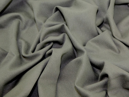 John Kaldor Roanne Ponte Roma Double Stretch Knit Fabric Mid Grey