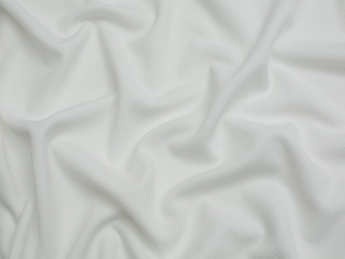 Minerva Core Range Suzette Textured Stretch Knit Fabric Ivory