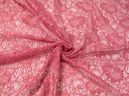 Minerva Core Range Tocca Corded Lace Fabric Desert Rose