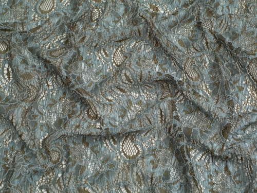 Minerva Core Range Tocca Corded Lace Fabric Duck Egg