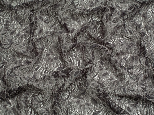 Minerva Core Range Tocca Corded Lace Fabric Slate Grey