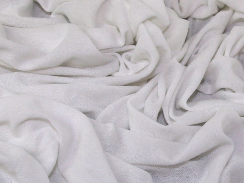 Minerva Core Range Valetta Crepe Stretch Knit Fabric Ivory