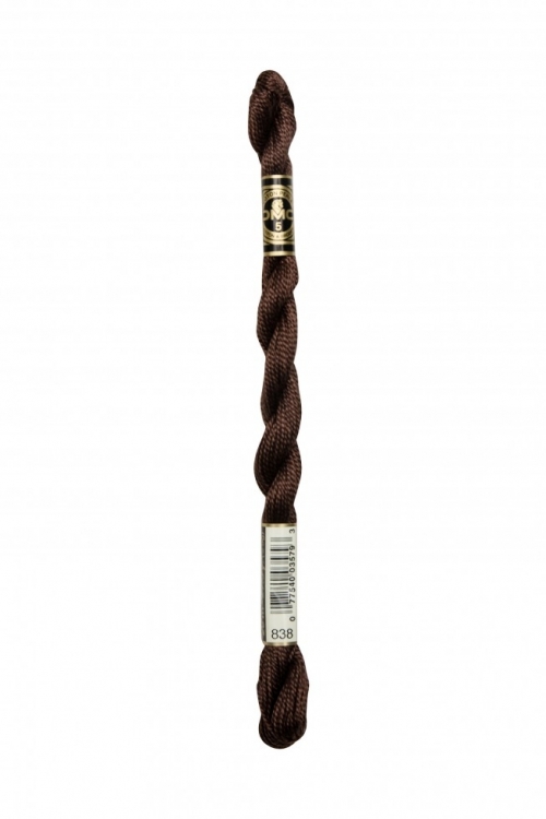DMC Size 5 Cotton Perle Thread 838