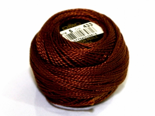 DMC Size 5 Cotton Perle Thread 433