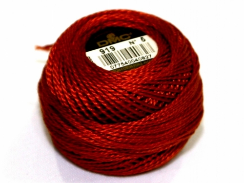 DMC Size 5 Cotton Perle Thread 919