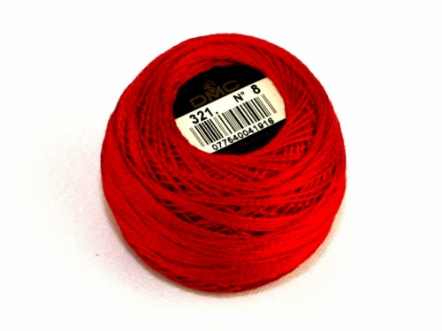 DMC Size 8 Cotton Perle Thread 321