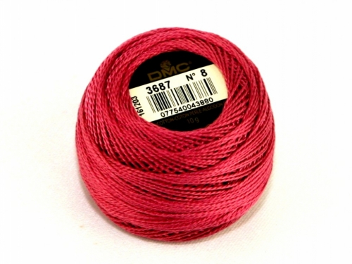 DMC Size 8 Cotton Perle Thread 3687