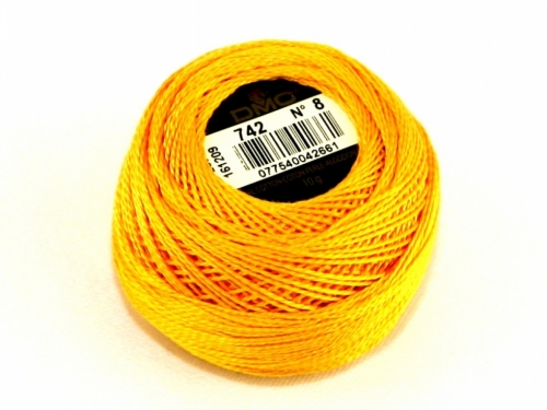 DMC Size 8 Cotton Perle Thread 742